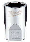 Milwaukee 4932478342 3/8in DRIVE Metric 12MM Standard Socket
