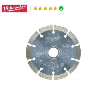 Milwaukee disco diamante dhts (22,23x10mm) 125mm