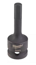 Load image into Gallery viewer, MILWAUKEE 4932478065 SHOCKWAVE 1/2&quot; IMPACT BIT SOCKET - 8MM HEX
