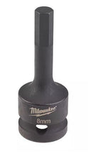 Load image into Gallery viewer, MILWAUKEE 4932478065 SHOCKWAVE 1/2" IMPACT BIT SOCKET - 8MM HEX