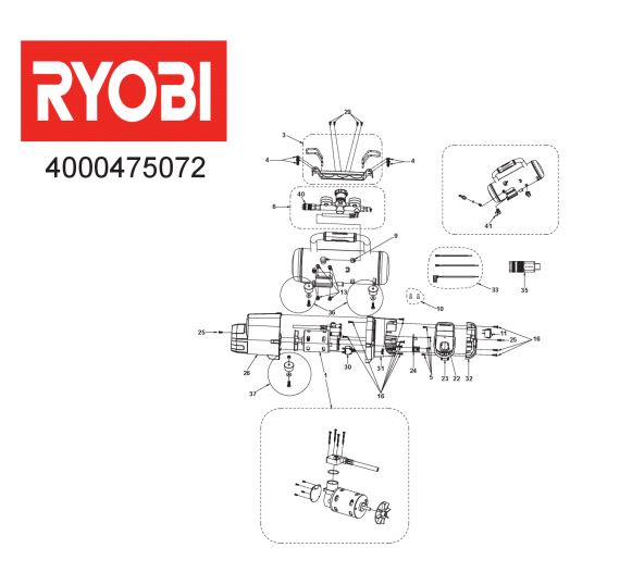 RYOBI R18AC CORDLESS AIR COMPRESSOR - Genuine RYOBI Replacement