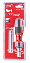 Load image into Gallery viewer, MILWAUKEE 4932471598 10 IN 1 RATCHET MULTI BIT SCREWDRIVER