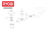 RYOBI R18TSW3 CORDLESS DEBRIS SWEEPER