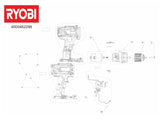 RYOBI R18PD3 PERCUSSION DRILL