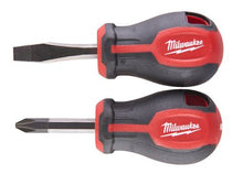 Load image into Gallery viewer, MILWAUKEE 4932471810 2PC TRI-LOBE STUBBY SCREWDRIVER SET