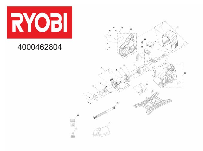 RYOBI R18TP CORDLESS TRANSFER PUMP - Main Image