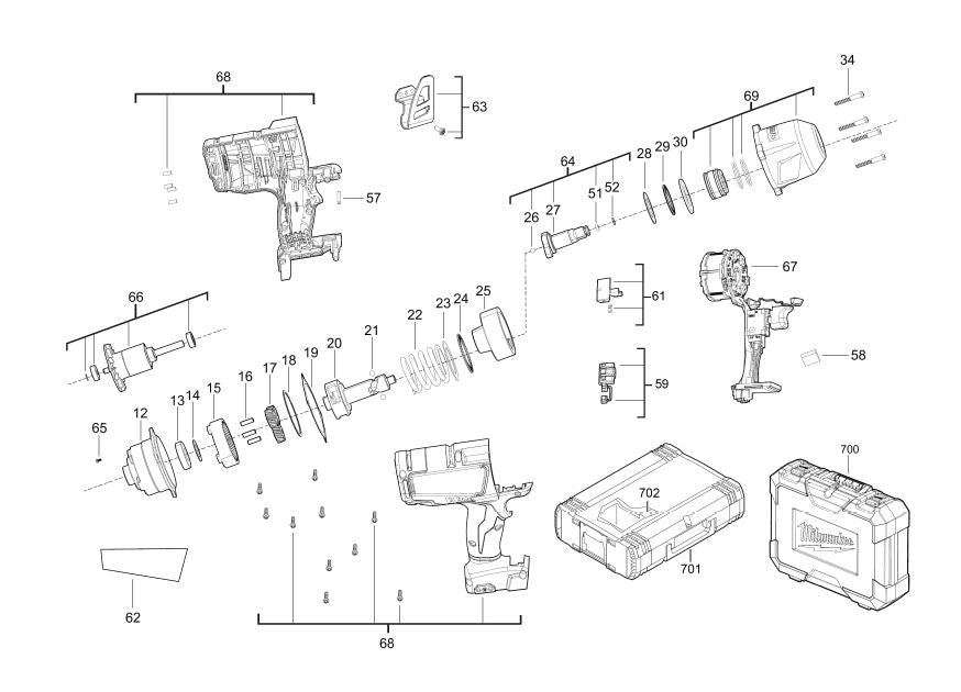 Milwaukee m18 fuel online parts