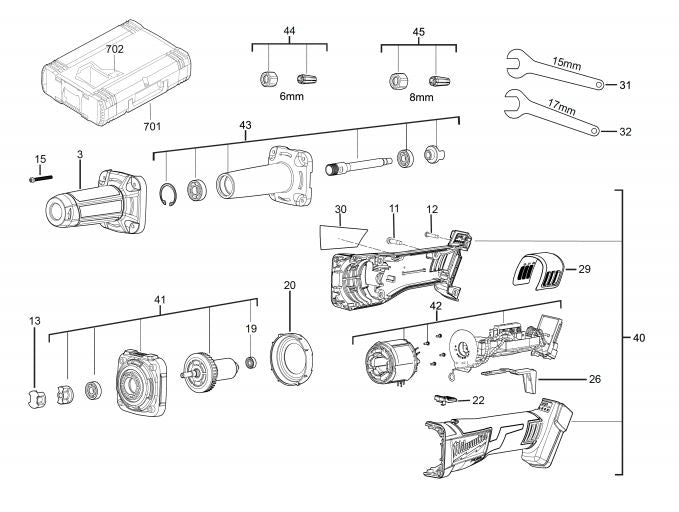 M18FDG DIE GRINDER - Main Image