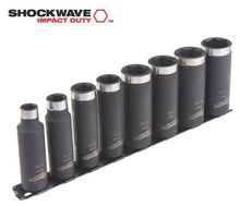 Load image into Gallery viewer, MILWAUKEE 4932478289 SHOCKWAVE IMPACT DUTY DEEP DRIVE 3/8&quot; SOCKET SET  *** DISCONTINUED ***