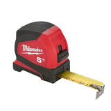 MILWAUKEE 4932459593 PRO COMPACT TAPE MEASURE 5m (WIDTH 25mm) (METRIC ONLY)