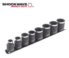 Load image into Gallery viewer, MILWAUKEE 4932480454 SHOCKWAVE IMPACT DUTY SHORT DRIVE 3/8&quot; SOCKET SET
