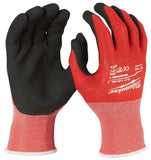 MILWAUKEE 4932471419 CUT LEVEL 1 DIPPED GLOVES - SIZE XXL