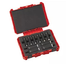 Load image into Gallery viewer, MILWAUKEE 4932478290 10PC SHOCKWAVE IMPACT DUTY DEEP DRIVE 1/2&quot; SOCKET SET