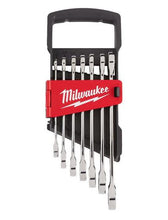 Load image into Gallery viewer, MILWAUKEE 4932464993 MAX BITE 7PC RATCHETING COMBINATION SPANNER SET