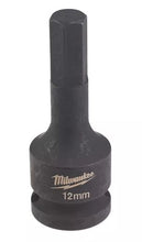 Load image into Gallery viewer, MILWAUKEE 4932478067 SHOCKWAVE 1/2&quot; IMPACT BIT SOCKET - 12MM HEX