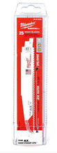 Load image into Gallery viewer, MILWAUKEE 48008026 AX DEMOLITION 230MM SAWZALL BLADE - PACK OF 25