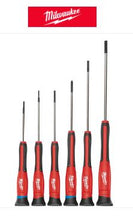 Load image into Gallery viewer, MILWAUKEE 4932471869 PRECISION SCREW DRIVER SET 6PC